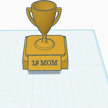 Cúp vinh danh cho mẹ