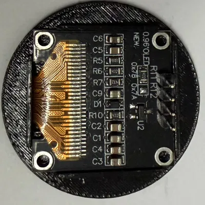 Khung Gắn Màn Hình OLED SSD1306 0.96 Inch Kiểu Snap-Fit