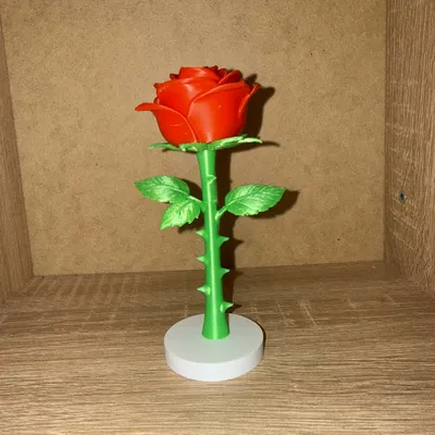 Hoa Hồng In 3D Thanh Lịch – Mẫu Trang Trí Tinh Tế