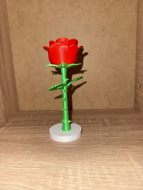 Hoa Hồng In 3D Thanh Lịch – Mẫu Trang Trí Tinh Tế - Image 2