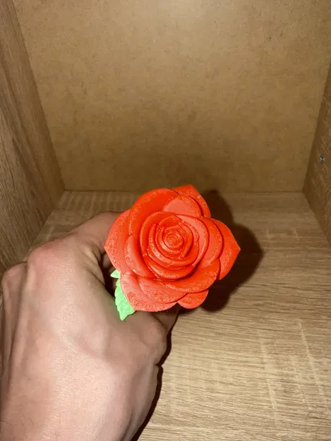 Hoa Hồng In 3D Thanh Lịch – Mẫu Trang Trí Tinh Tế - Image 3