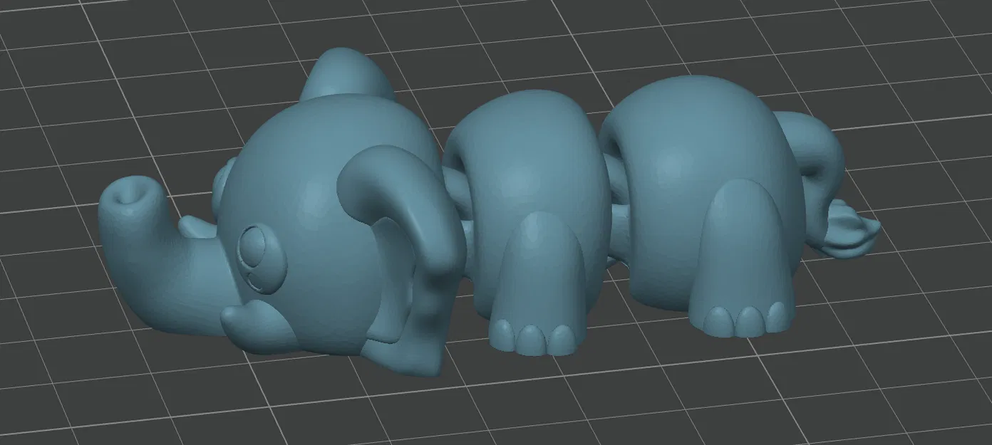 Mô hình chú voi Articulated Elephant chuyển động linh hoạt in 3D - Image 1