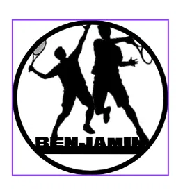 Mẫu in 3D đồ trang trí cây thông Noel chủ đề Tennis - Image 1