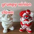 Mô hình 3D Minion hề khó ở (Grumpy Minion Clown) trang trí bàn làm việc - Thumbnail 1