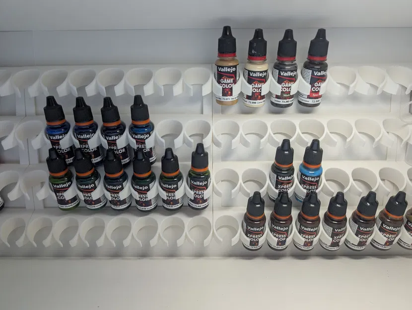 Giá treo tường đựng sơn Vallejo hobby paint - Image 1
