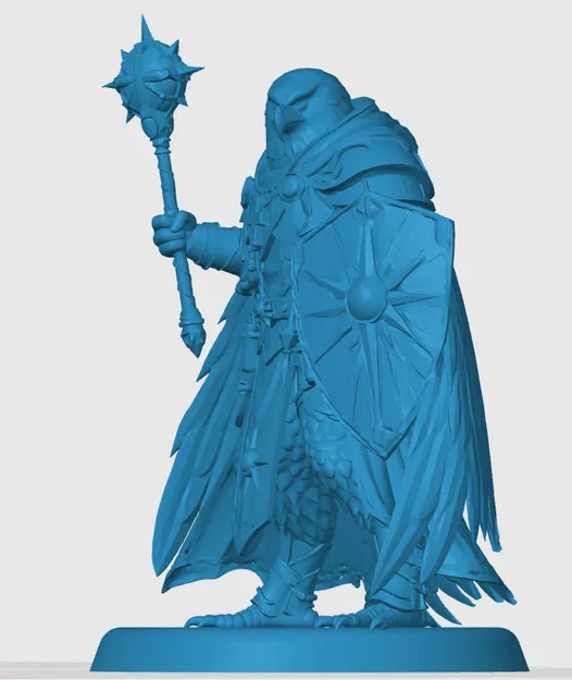 Mô hình Aarakocra Cleric in 3D cho trò chơi nhập vai D&D - Image 3