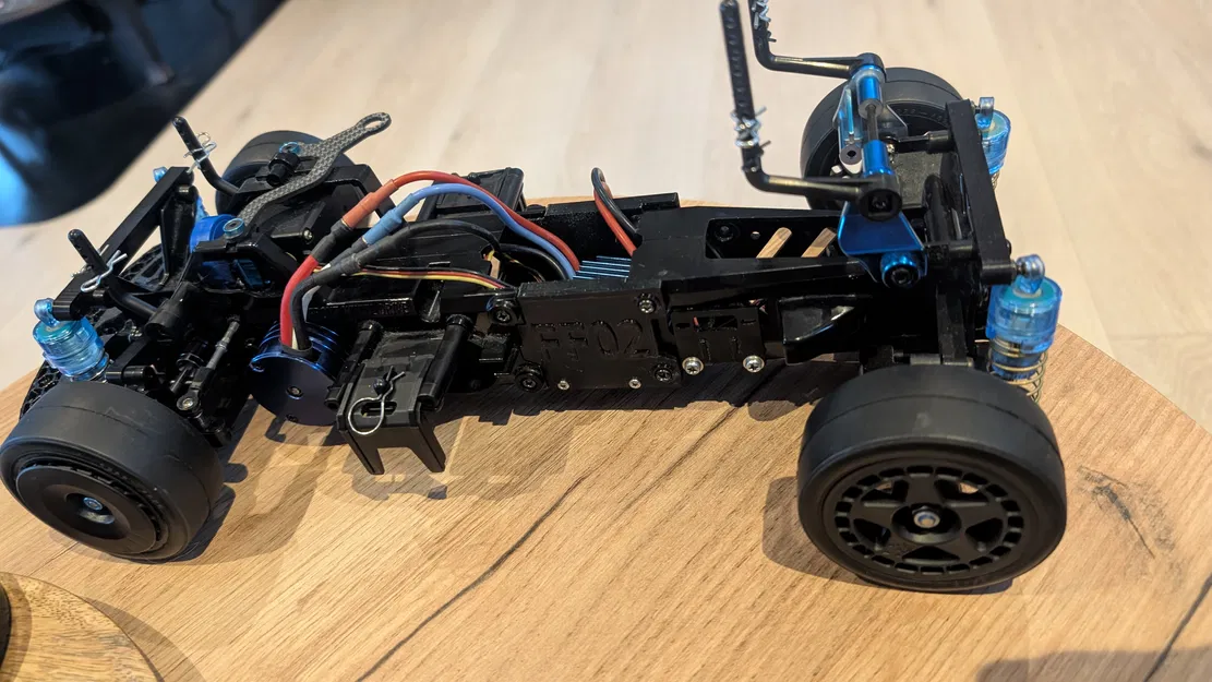 Bộ khung mở rộng Center Extension 257mm cho Tamiya M03/FF02 - Image 10