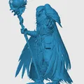 Mô hình Aarakocra Druid 3D chi tiết cho D&D và game nhập vai - Thumbnail 3