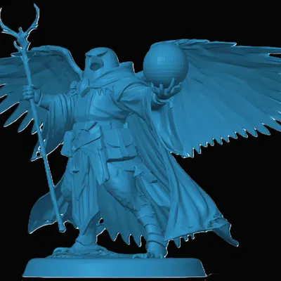 Mô hình Aarakocra Wizard - Pháp sư chim ưng ấn tượng cho RPG