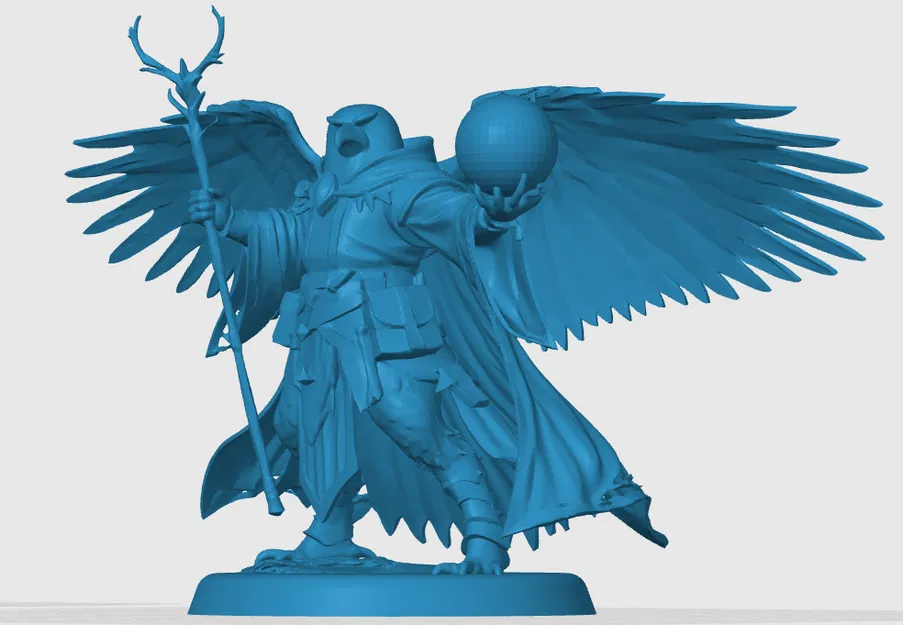 Mô hình Aarakocra Wizard - Pháp sư chim ưng ấn tượng cho RPG - Image 3