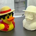 Mô hình chú vịt Monkey D. Luffy (One Piece) in 3D trang trí bàn làm việc - Thumbnail 1