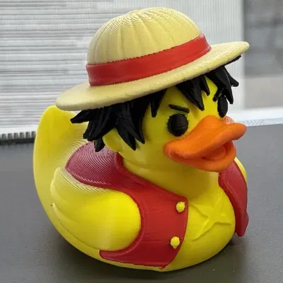 Mô hình chú vịt Monkey D. Luffy (One Piece) in 3D trang trí bàn làm việc