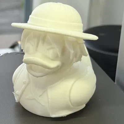 Mô hình chú vịt Monkey D. Luffy (One Piece) in 3D trang trí bàn làm việc