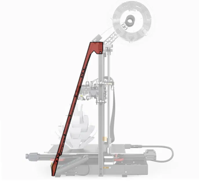 Ender 3 S1 Plus với Sonic Pad, thanh gia cố trục Z in 3D toàn bộ - Image 1