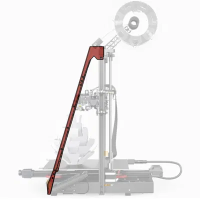 Ender 3 S1 Plus với Sonic Pad, thanh gia cố trục Z in 3D toàn bộ