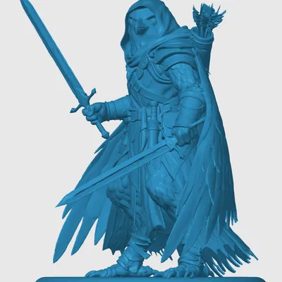 Mô hình 3D Aarakocra Ranger cho trò chơi Dungeons & Dragons