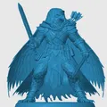 Mô hình 3D Aarakocra Ranger cho trò chơi Dungeons & Dragons - Thumbnail 3