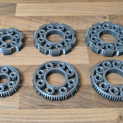 Fidget Spinner bánh răng xoay (Orbiting Gears)