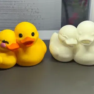 Mô hình 3D cặp đôi vịt con đáng yêu - Món quà tình yêu dễ thương