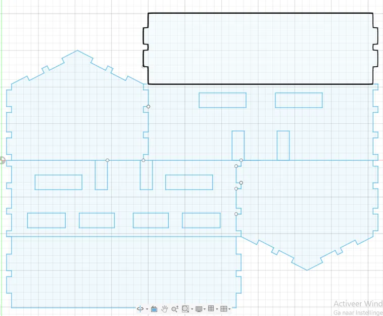 Mô hình ngôi nhà lắp ghép LaserCut đơn giản cho in 3D - Image 1