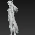 Mô hình nữ chiến binh (Warrior Woman) 3D tuyệt đẹp cho game thủ - Thumbnail 2