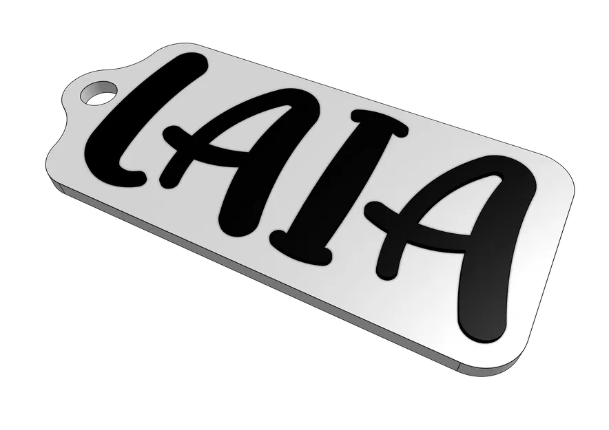 Móc khóa tên LAIA - Phụ kiện in 3D cá tính và quà tặng ý nghĩa - Image 1
