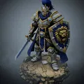 Bloodbound Realms – Chiến binh Lionguard, Khiên hộ vệ của Iron Covenant (Mô hình 3D STL) - Thumbnail 1