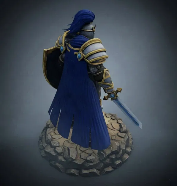 Bloodbound Realms – Chiến binh Lionguard, Khiên hộ vệ của Iron Covenant (Mô hình 3D STL) - Image 3