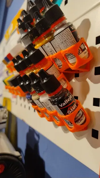 Giá đỡ sơn Vallejo/Tamiya cho lỗ 36/10mm & bảng Skadis (thử nghiệm) - Image 2