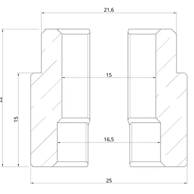 Miếng đệm van vòi nước cho núm vặn Bottle Jack