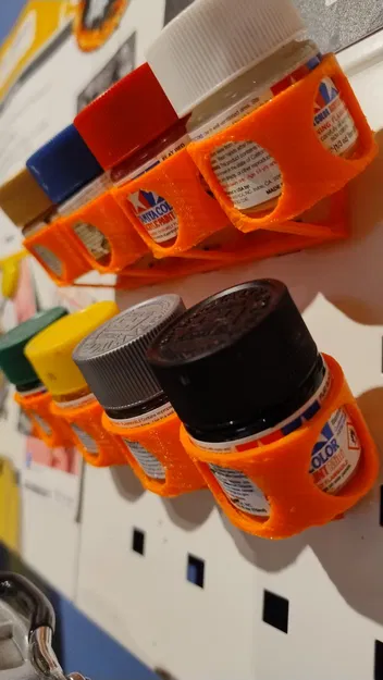 Giá đỡ sơn Vallejo/Tamiya cho lỗ 36/10mm & bảng Skadis (thử nghiệm) - Image 3