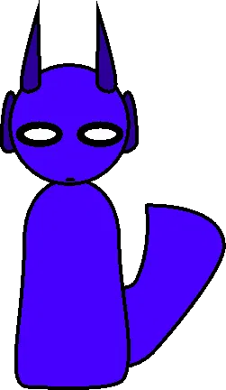 Mô hình 3D nhân vật Durple từ Sprunki Universe độc đáo - Image 1