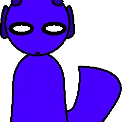 Mô hình 3D nhân vật Durple từ Sprunki Universe độc đáo