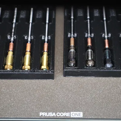 Hộp đựng đầu phun Prusa E3D, khay chứa nozzle E3D