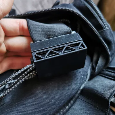 Hộp đựng và gá gắn đèn Nitecore Nu 25 cho balo và dây Molle