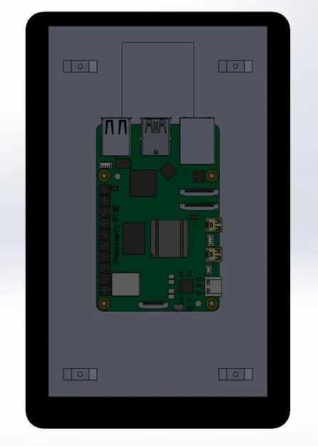 Mô hình tham chiếu chính thức cho Raspberry Pi Touch Display 2 - Image 1