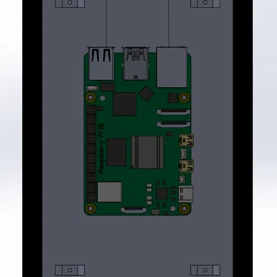 Mô hình tham chiếu chính thức cho Raspberry Pi Touch Display 2