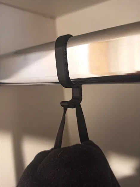 Móc treo đồ 3D thông minh cho thanh ray oval 15x30mm - Image 1