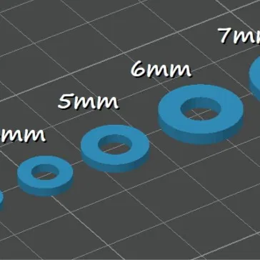 Vòng đệm (washer) tùy chỉnh theo kích thước