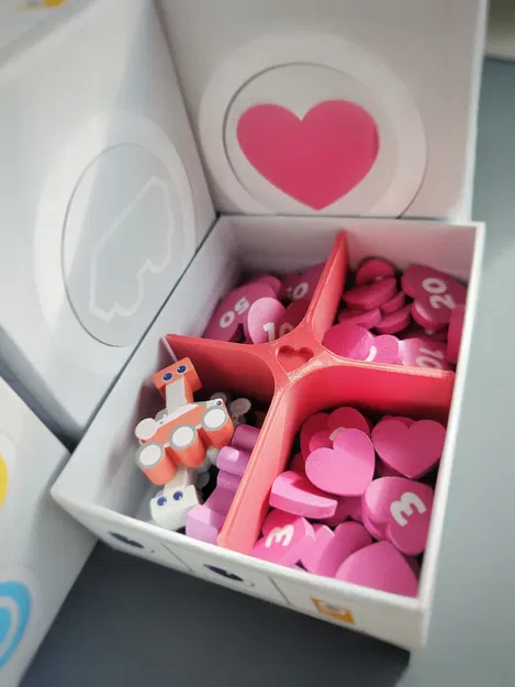 Bộ ngăn chia hộp đựng token cho game MOON - Image 5