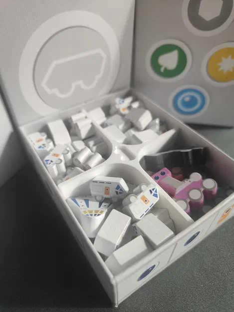 Bộ ngăn chia hộp đựng token cho game MOON - Image 6