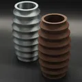 Nordic Ripple Vase – Bình trang trí phong cách tối giản Scandinavian - Thumbnail 1