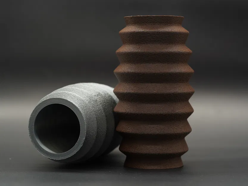 Nordic Ripple Vase – Bình trang trí phong cách tối giản Scandinavian - Image 2