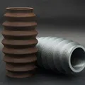 Nordic Ripple Vase – Bình trang trí phong cách tối giản Scandinavian - Thumbnail 3