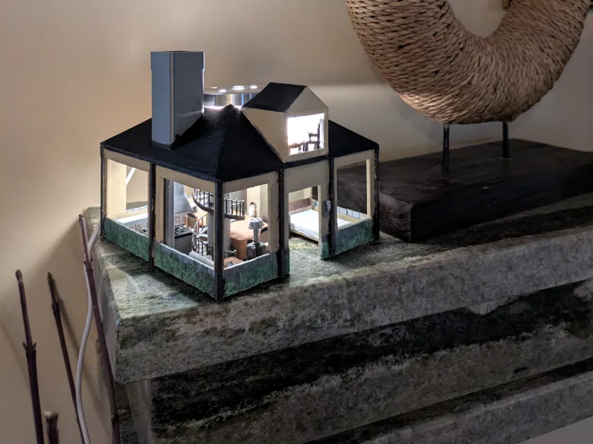 Đèn Ngôi Nhà Tí Hon - Cozy Cottage Lamp - Image 1