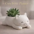 Chậu cây hình chú mèo nằm siêu đáng yêu cho sen đá, xương rồng - Thumbnail 1