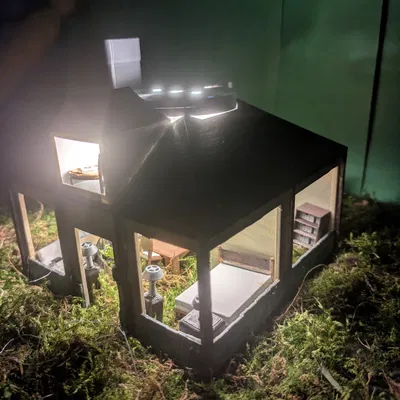 Đèn Ngôi Nhà Tí Hon - Cozy Cottage Lamp