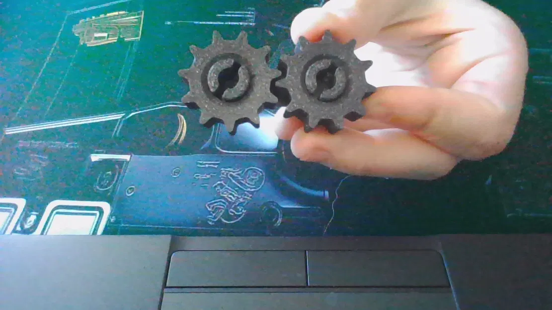 Mô hình bánh răng Gear Fidget thư giãn tay in 3D - Image 1