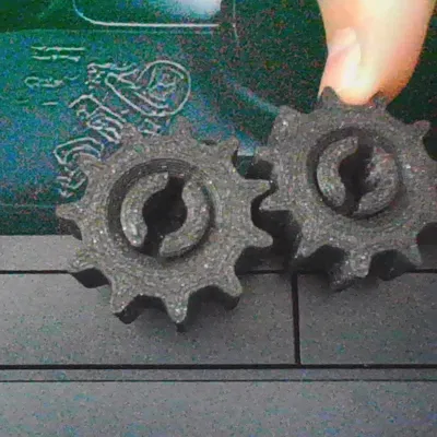 Mô hình bánh răng Gear Fidget thư giãn tay in 3D