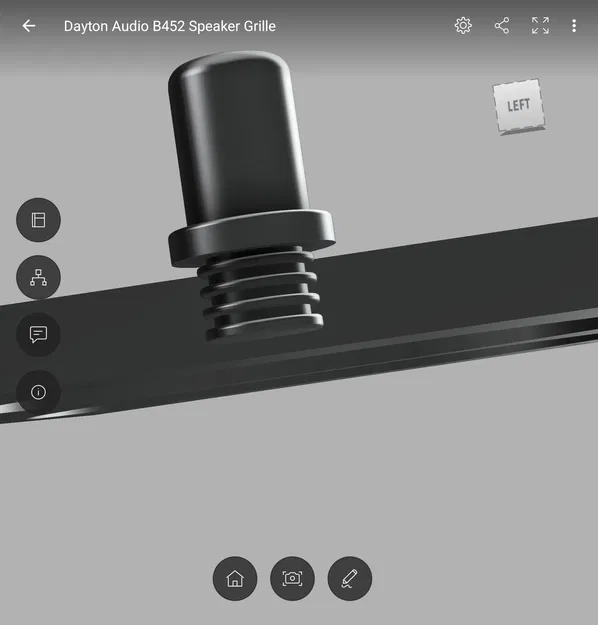 Lưới che thay thế cho loa Dayton Audio B452 / B452-AIR - Image 5